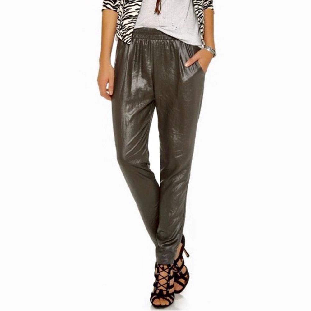 Nightcap x Carisa Rene Liquid Slack Pants in Black